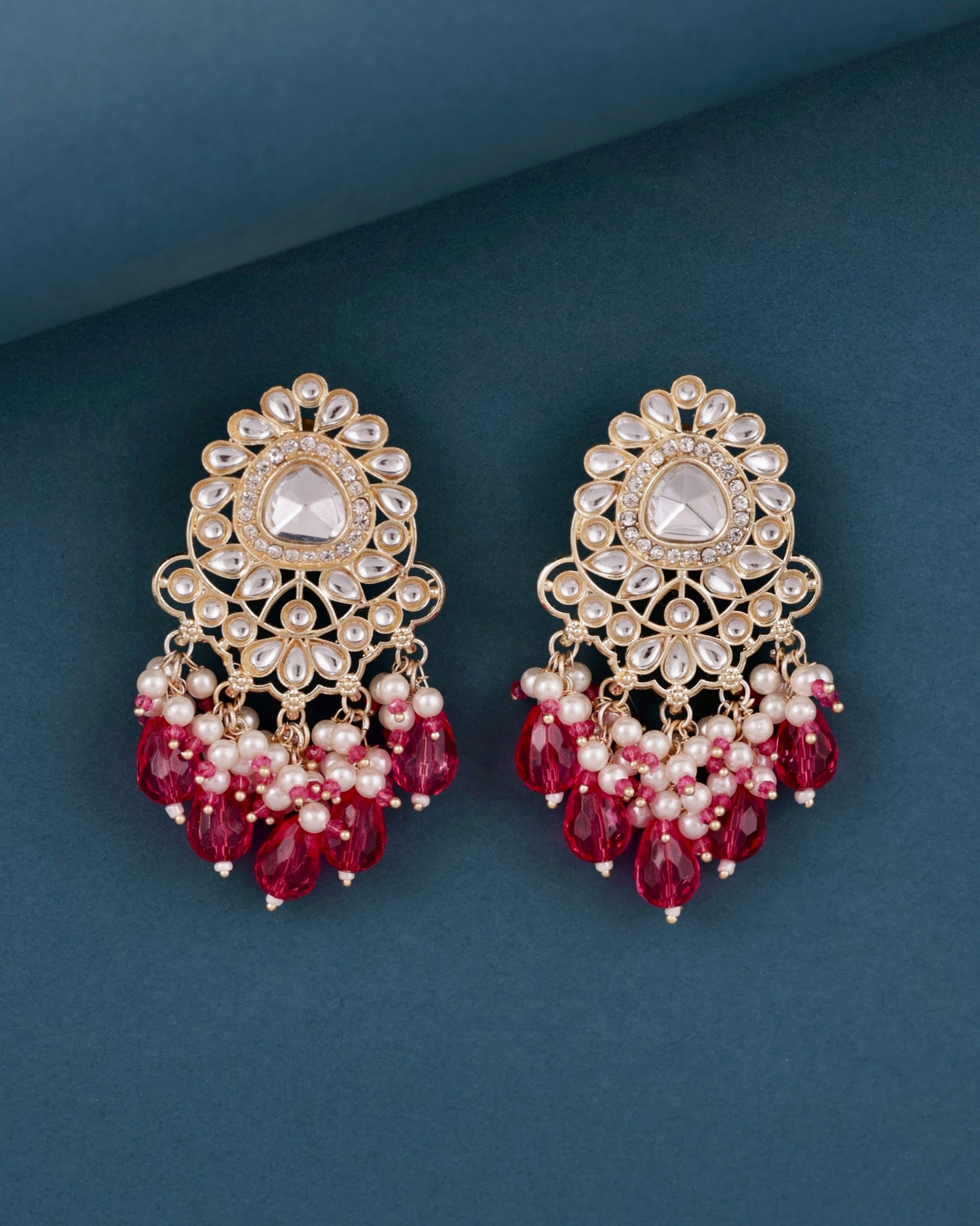Pink Ayla Zircone Earring