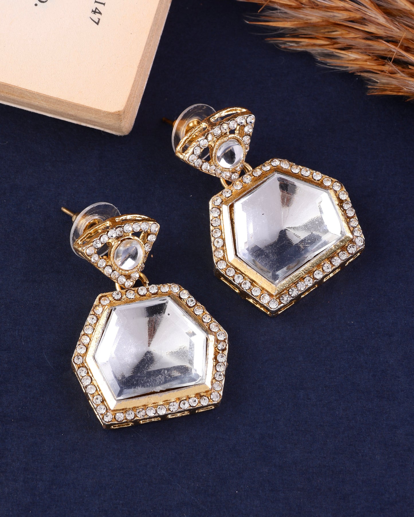 Vrihaan Combo of 3 Zircone Earring