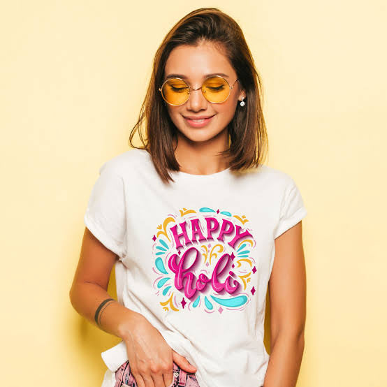 Holi T-Shirt - Random Print