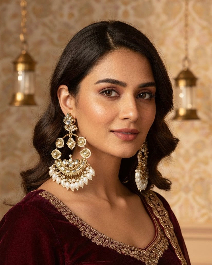Rangita Designer Premium Chandbali Earring