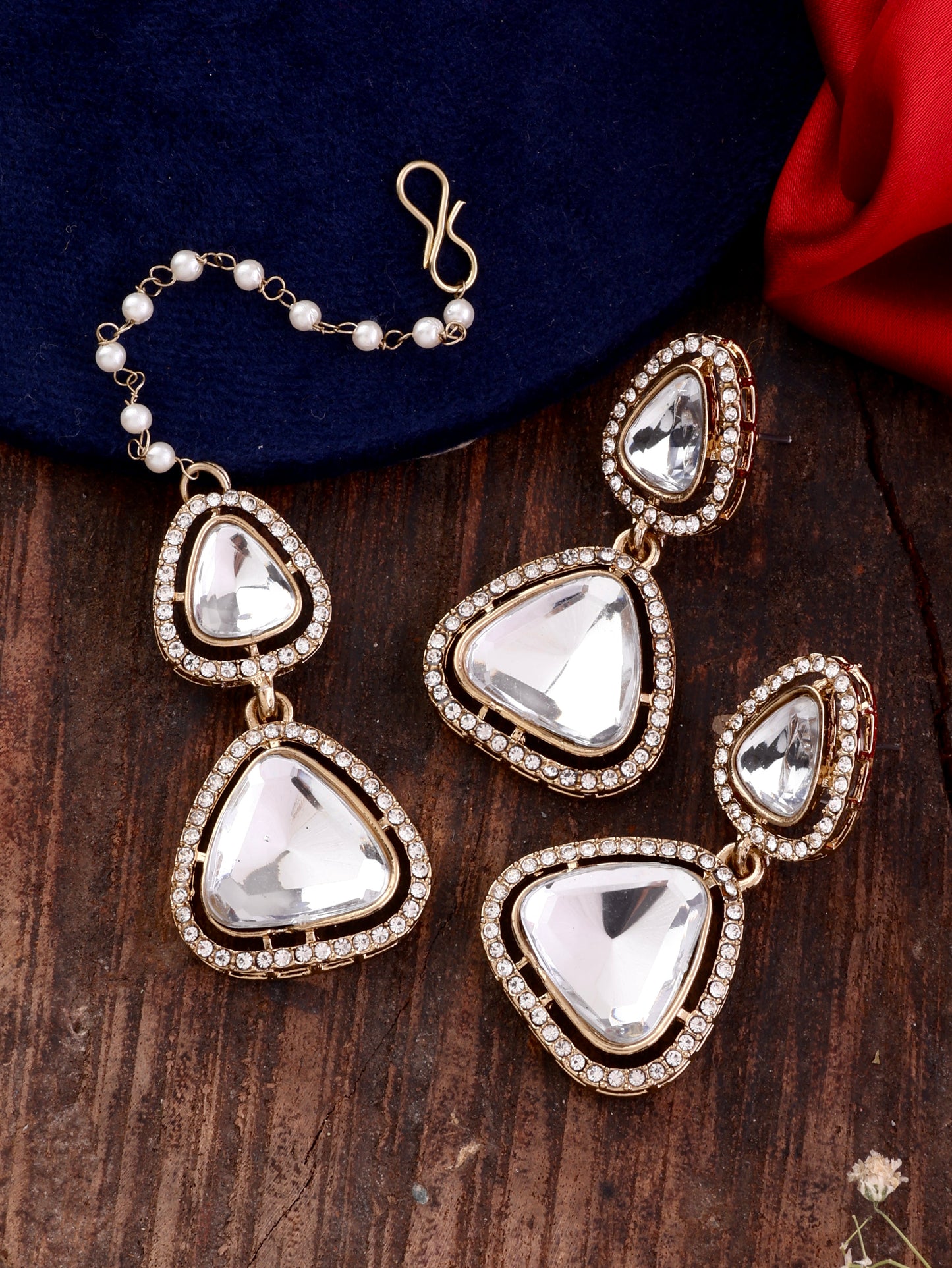 Nayra Polki Dupe Teeka Earring