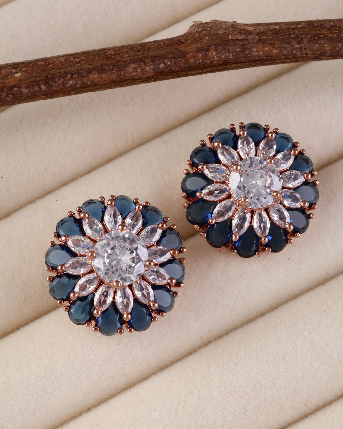 Aminata American Diamond Stud Earring