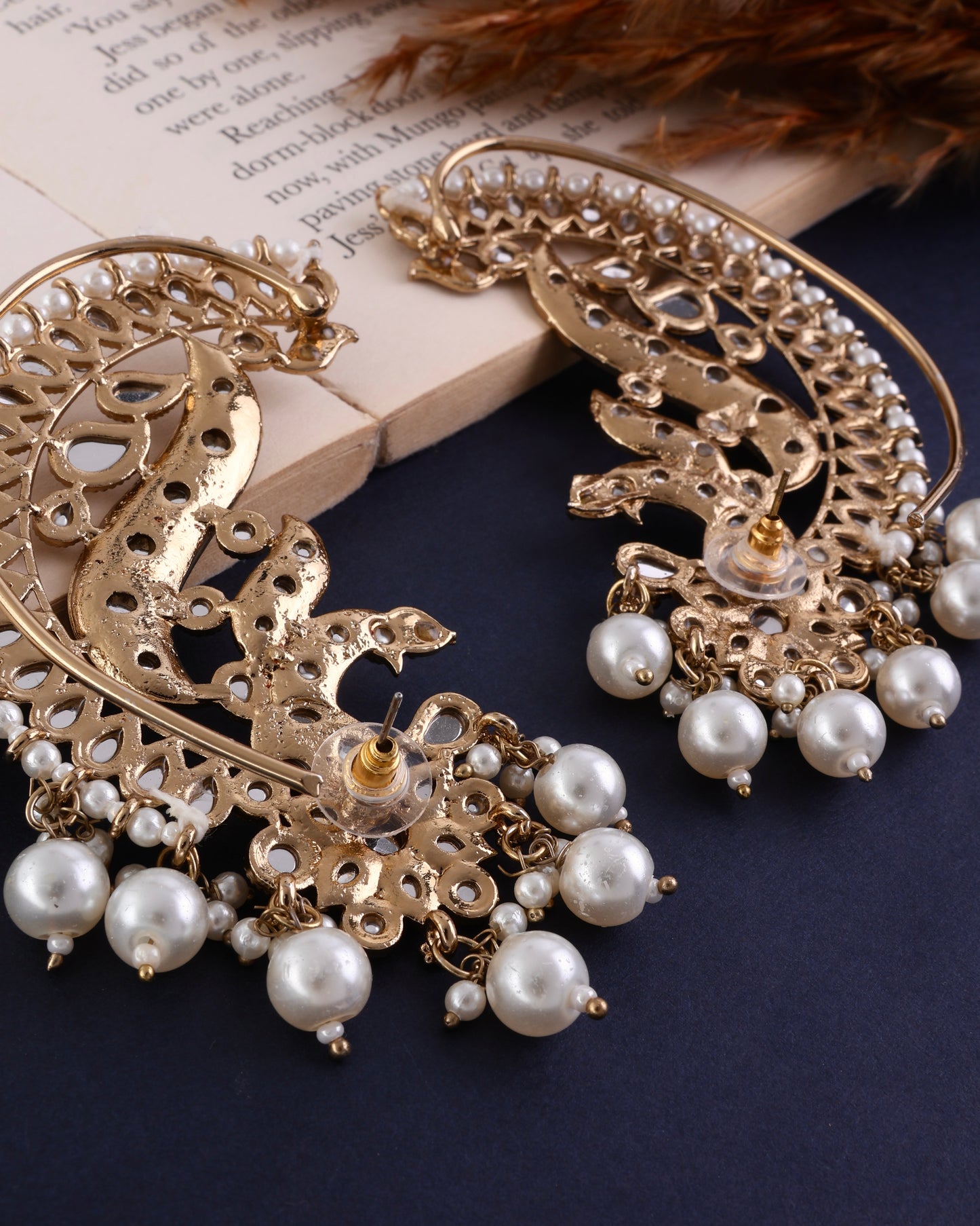 Niyati Statement Designer Ear-cuff Earring