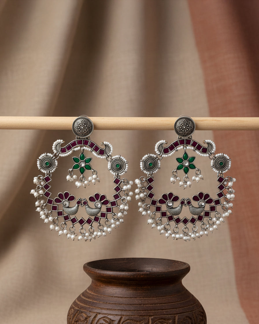 Veda Premium Lookalike Chandbali Earring