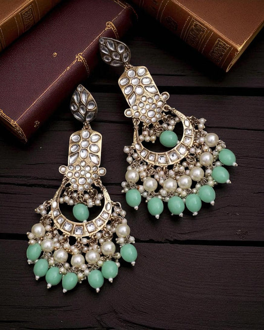 Mint Green Ravleen Earring
