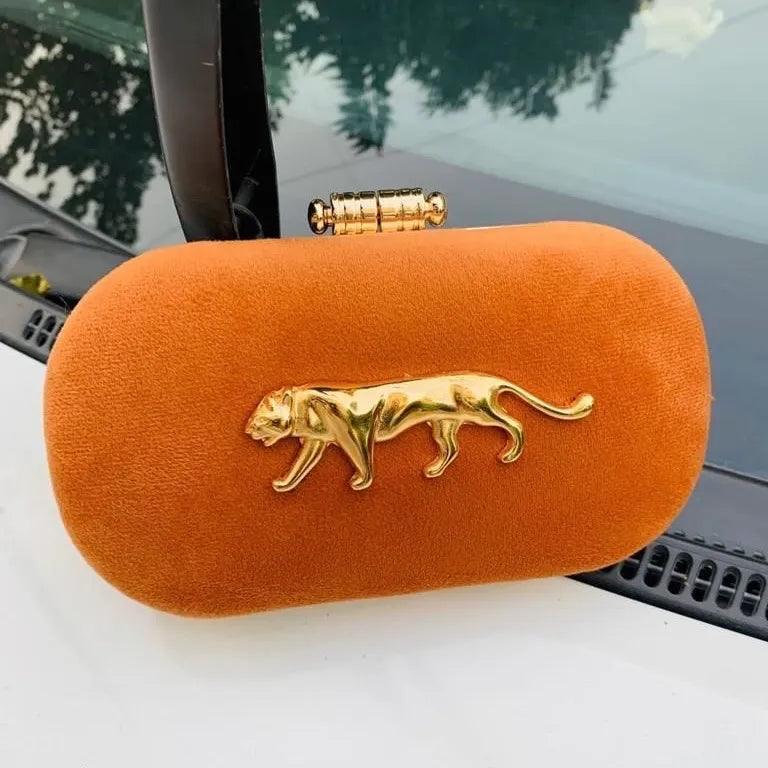 Rust Sabya Inspired Clutch Sling