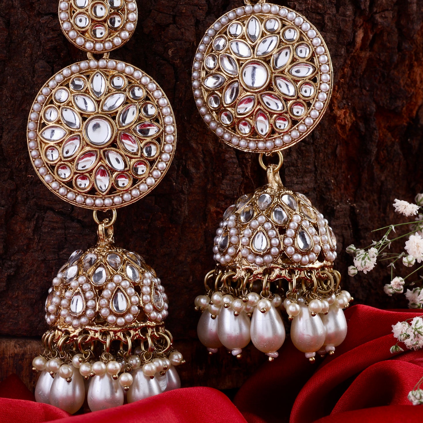 Pearl Rukhsar Statement Jhumka