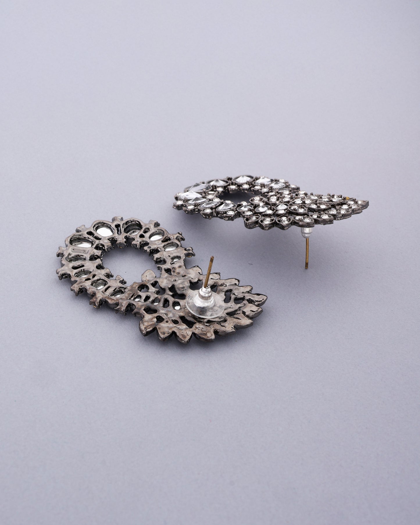 Black Reeva Earrings