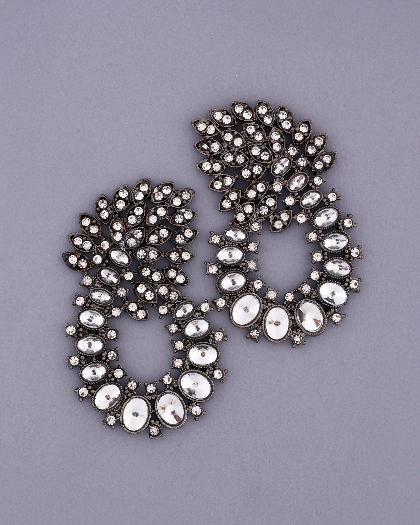 Black Reeva Earrings