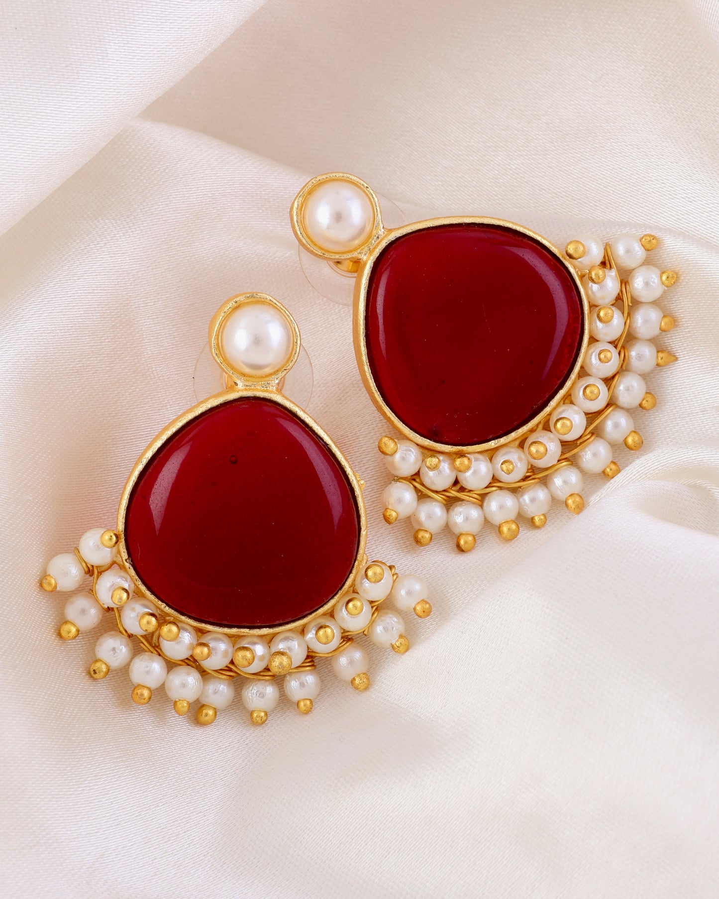 Ruby Tahir Stud Earring