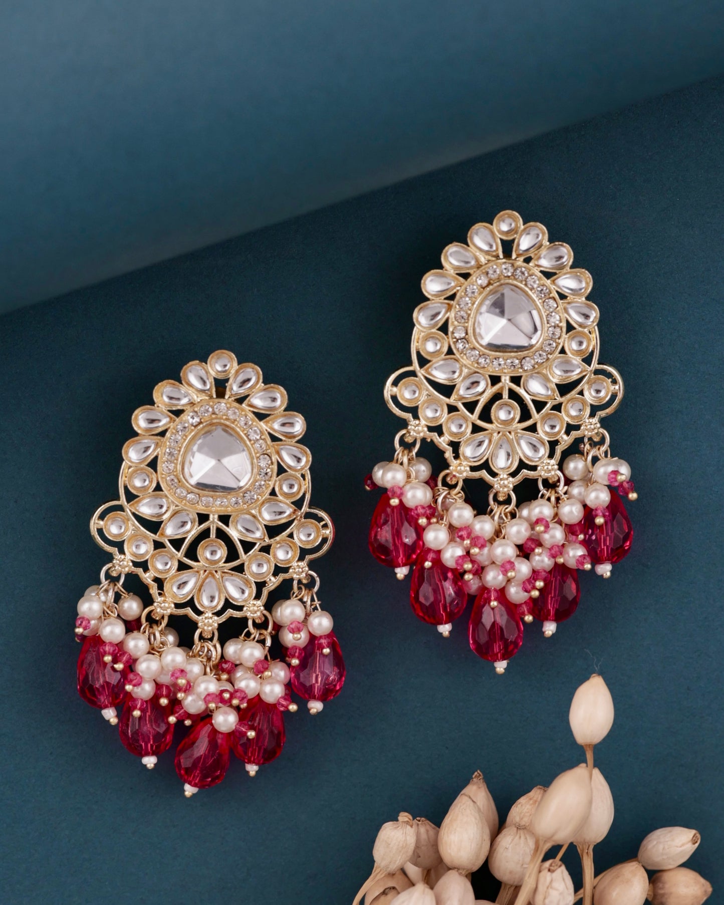 Pink Ayla Zircone Earring