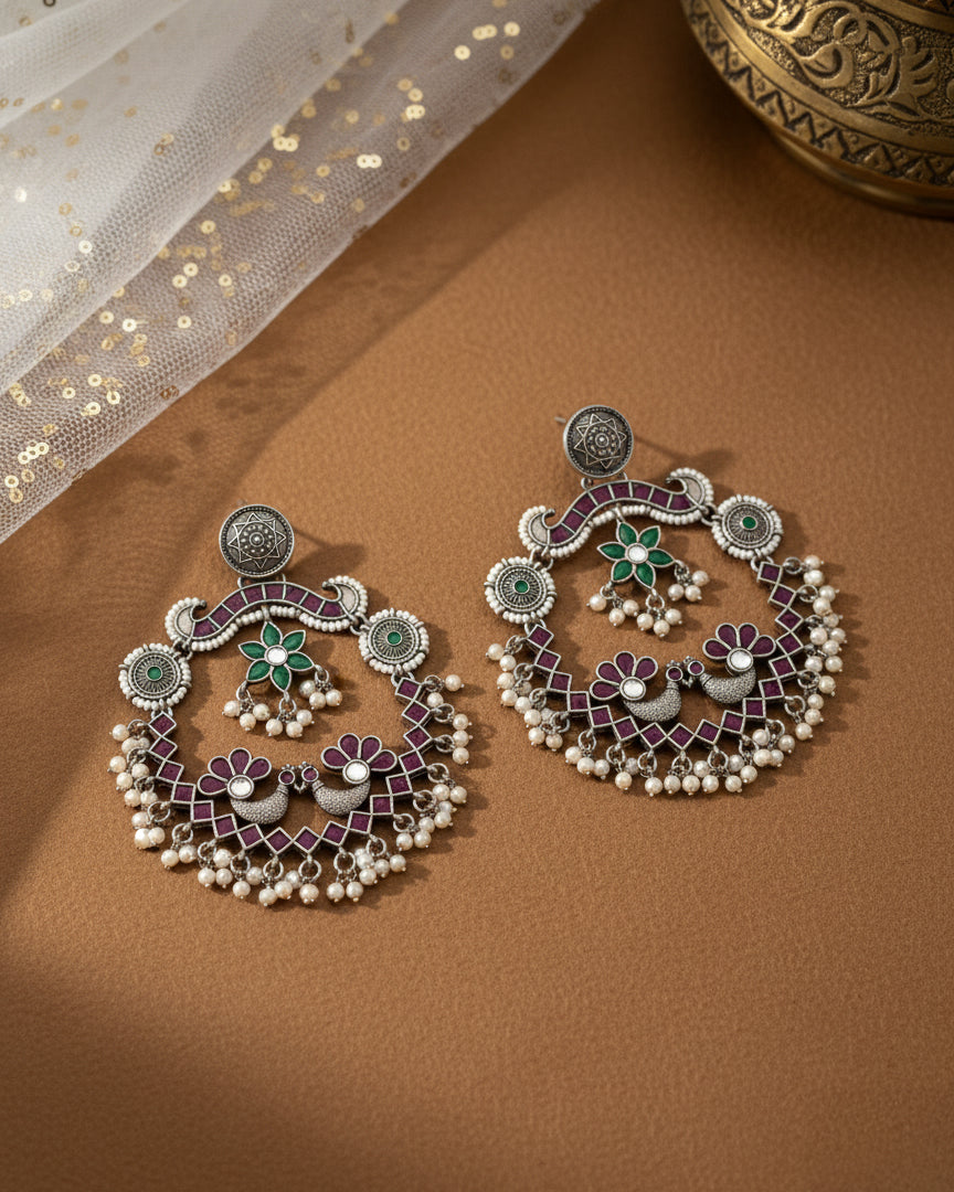 Veda Premium Lookalike Chandbali Earring