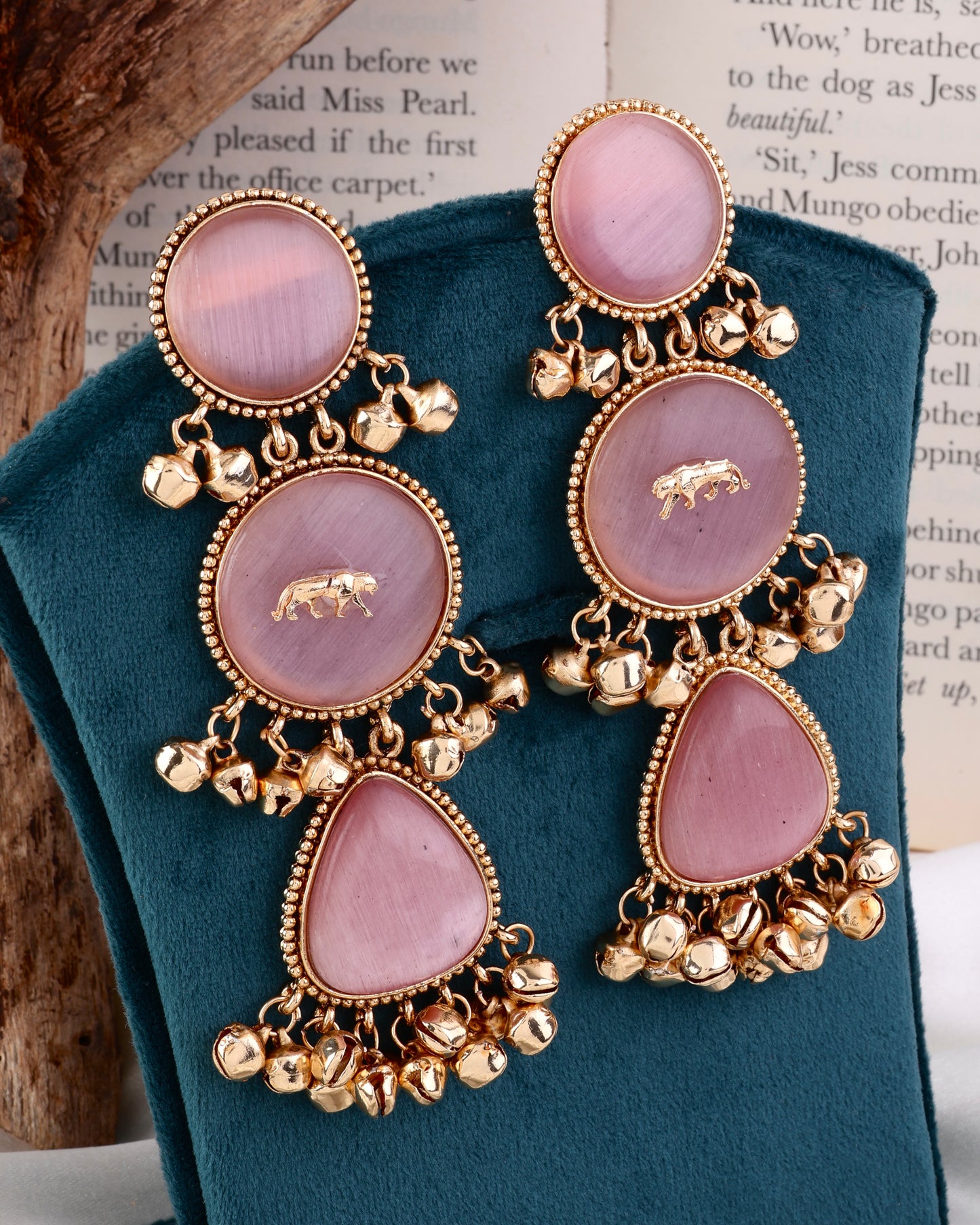 Blush Ruqshat Designer Earring