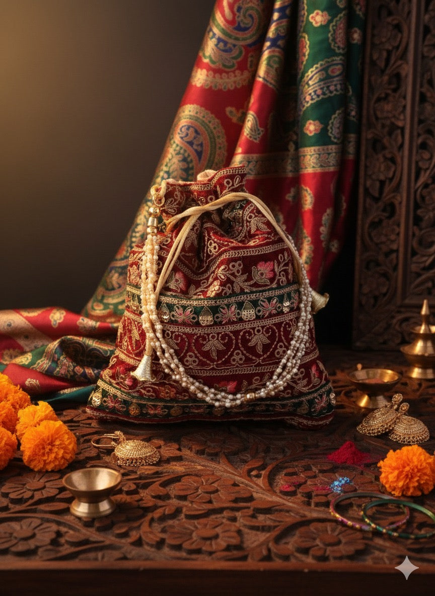 Premium Potli Bag - Tyohar Sale