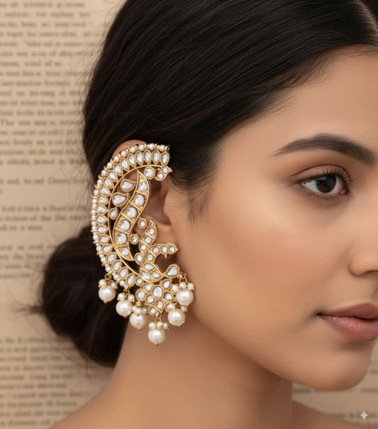 Niyati Statement Designer Ear-cuff Earring