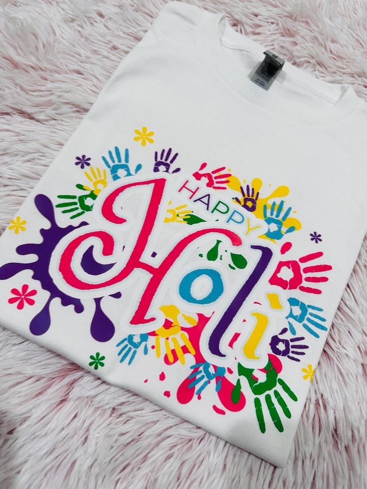 Holi T-Shirt - Random Print