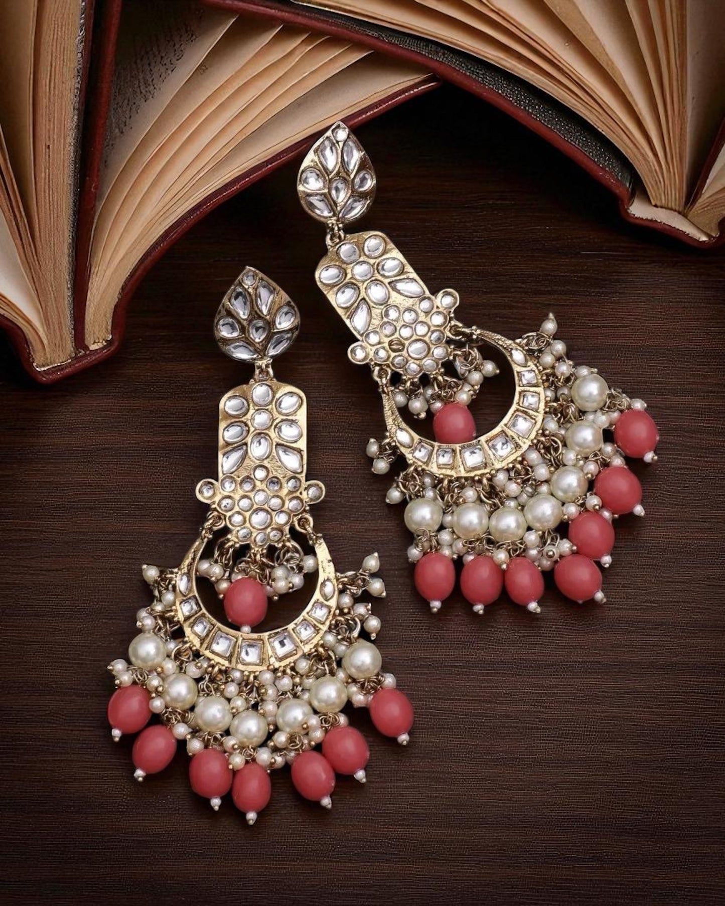 Coral Ravleen Earring