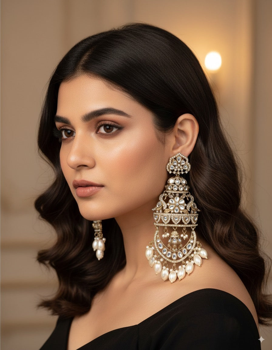 Pre Order Kavleen Premium Designer Statement Earring