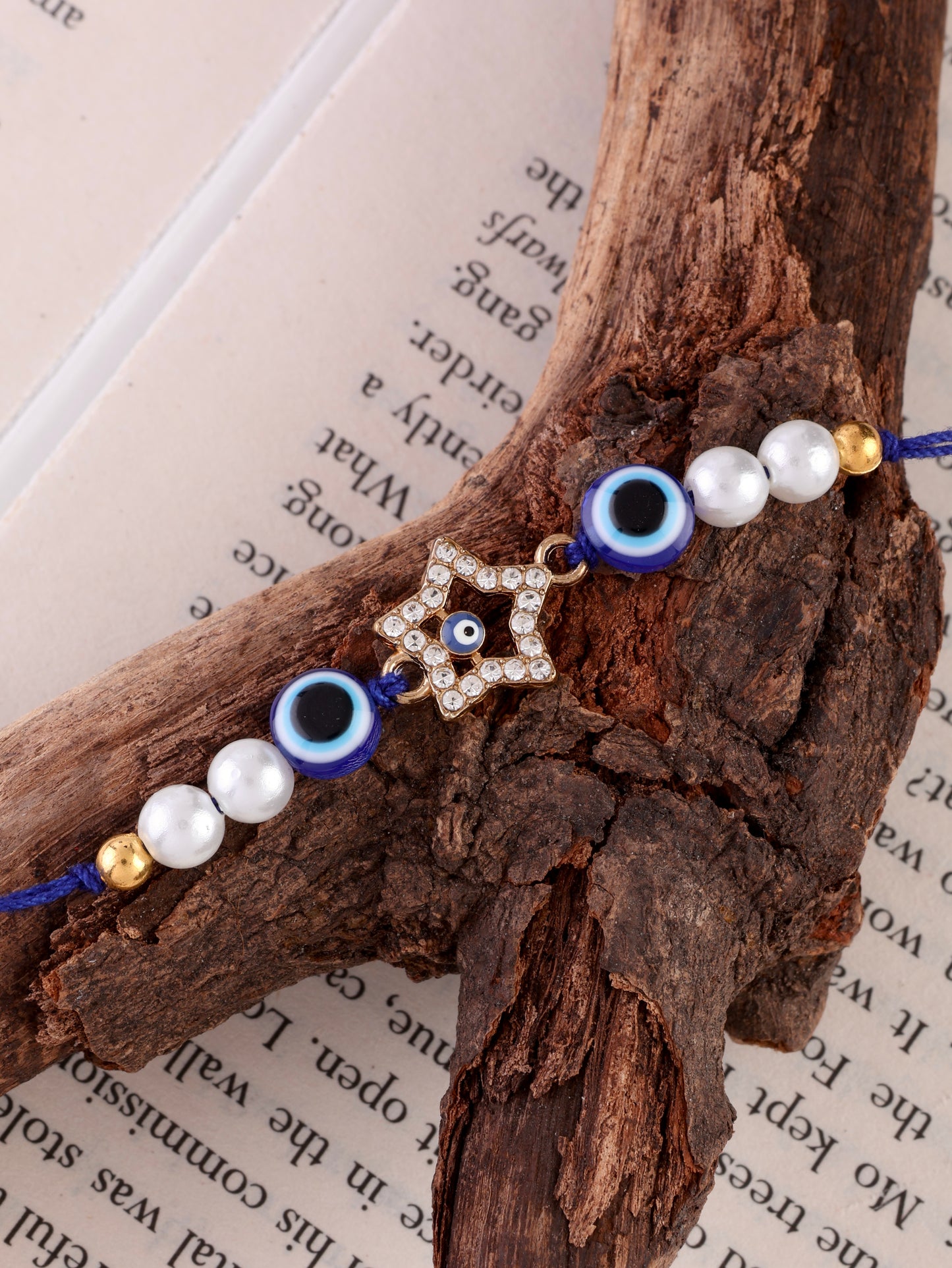 Vritika Evil Eye Rakhi with Tilak Set and Card