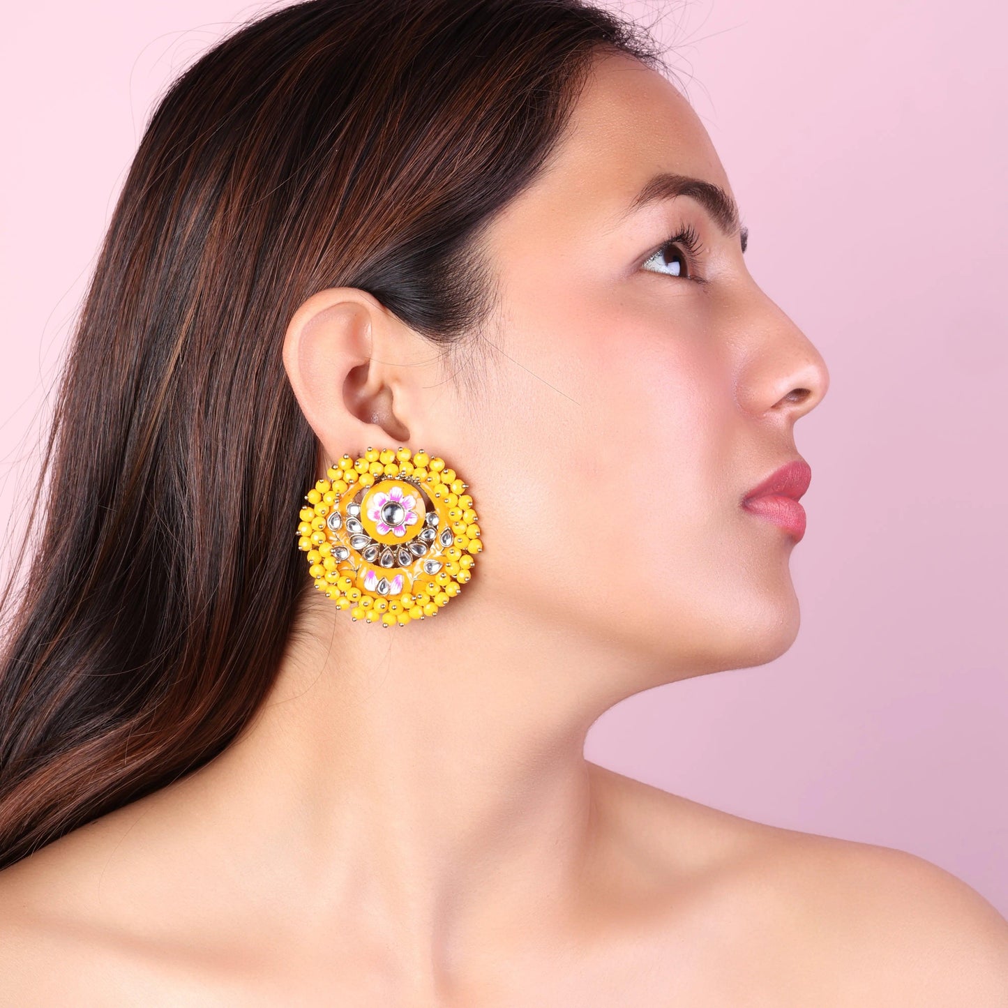 Yellow Ashu Meena Stud