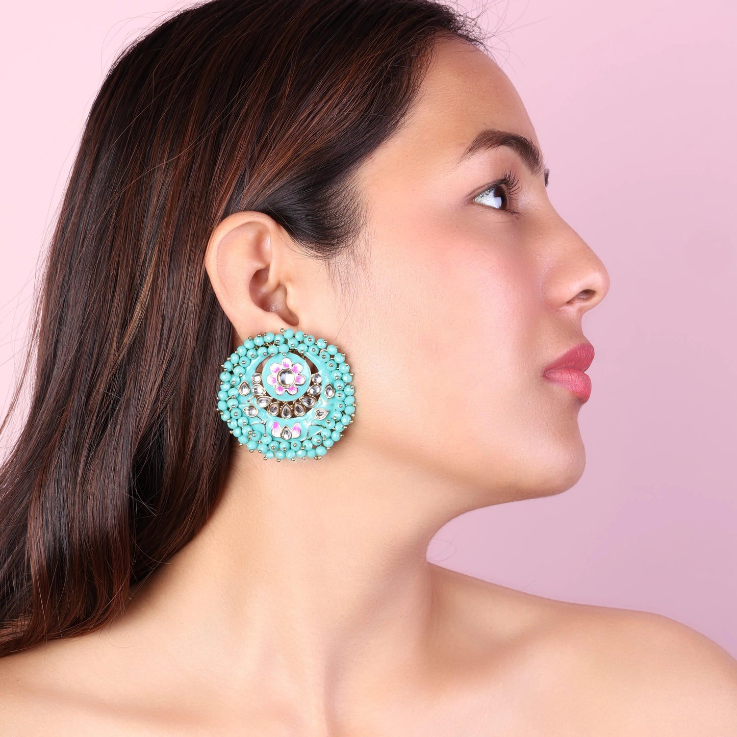 Turquoise Ashu Meena Stud