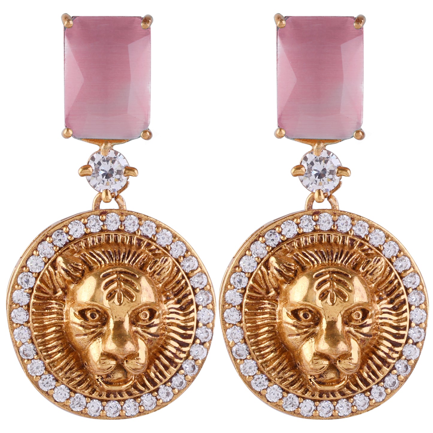 Matte Blush Shriya Designer Earring