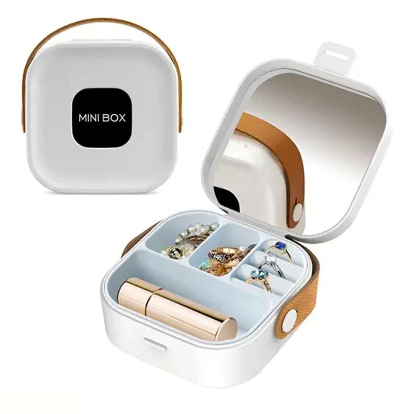 MINIBOX - Portable mini Jeweller Organiser with Mirror