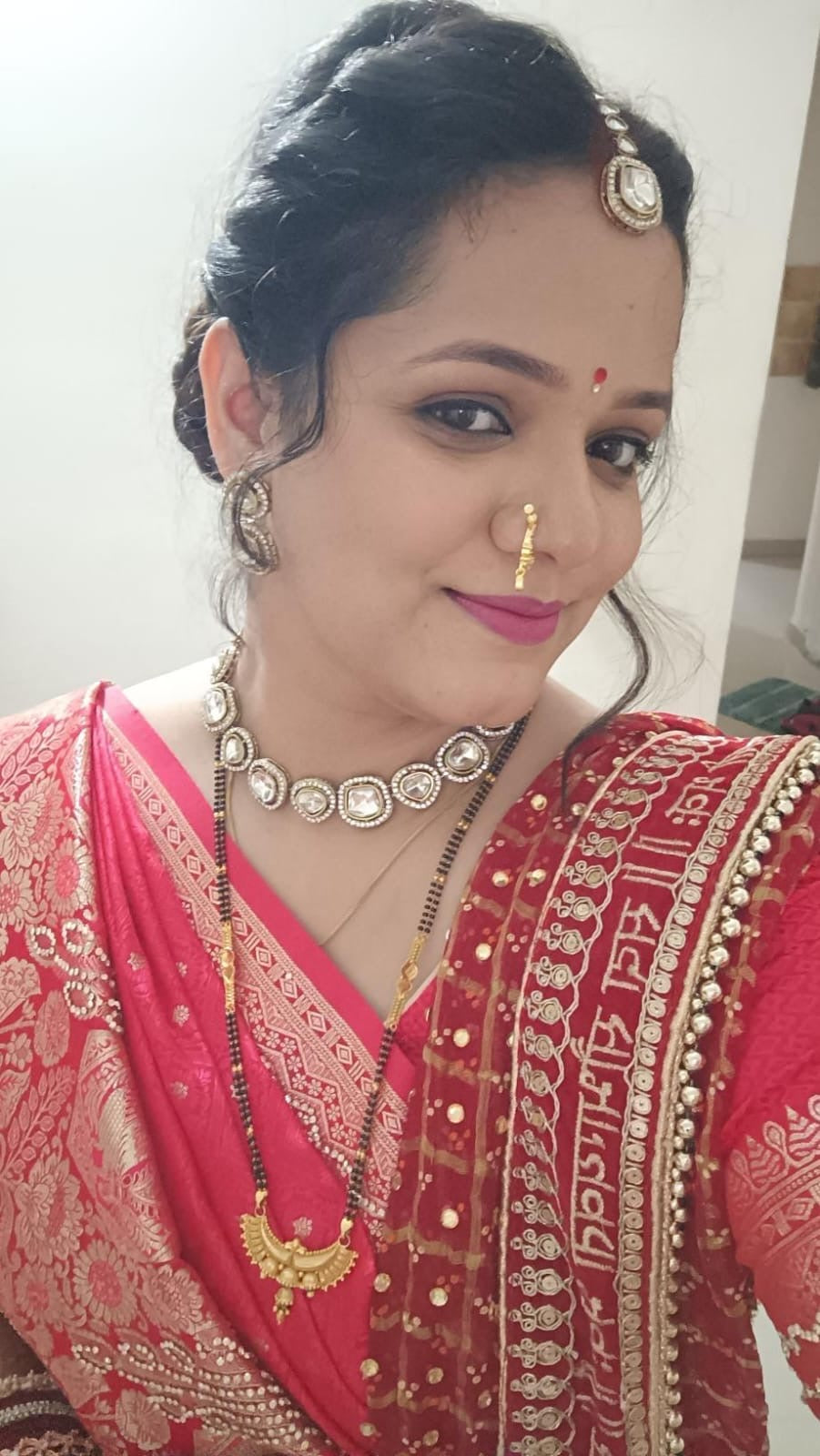 Taanu Polki Dupe Necklace with Earring and Teeka