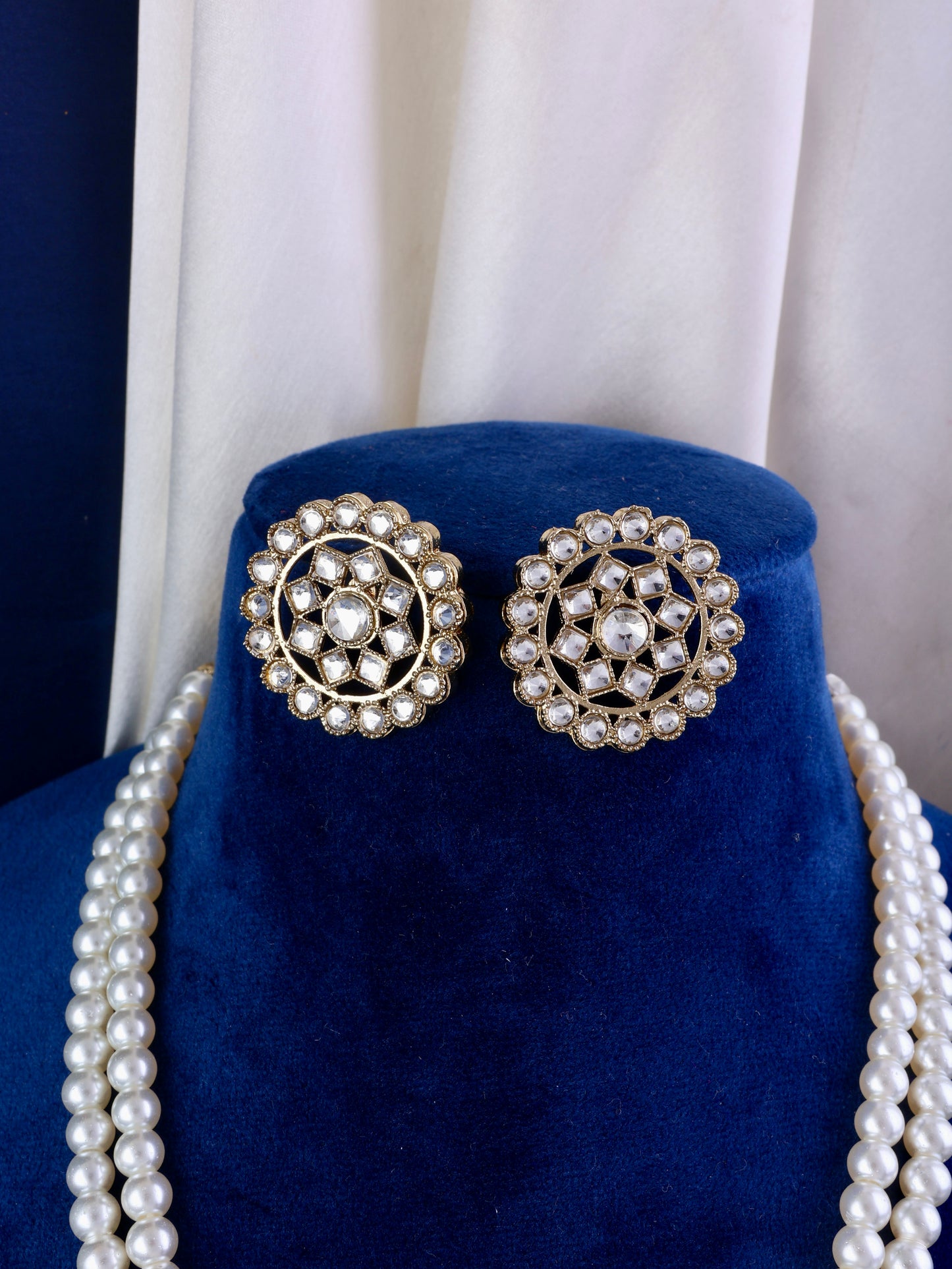 Nivah Pearl Kundan Long Set