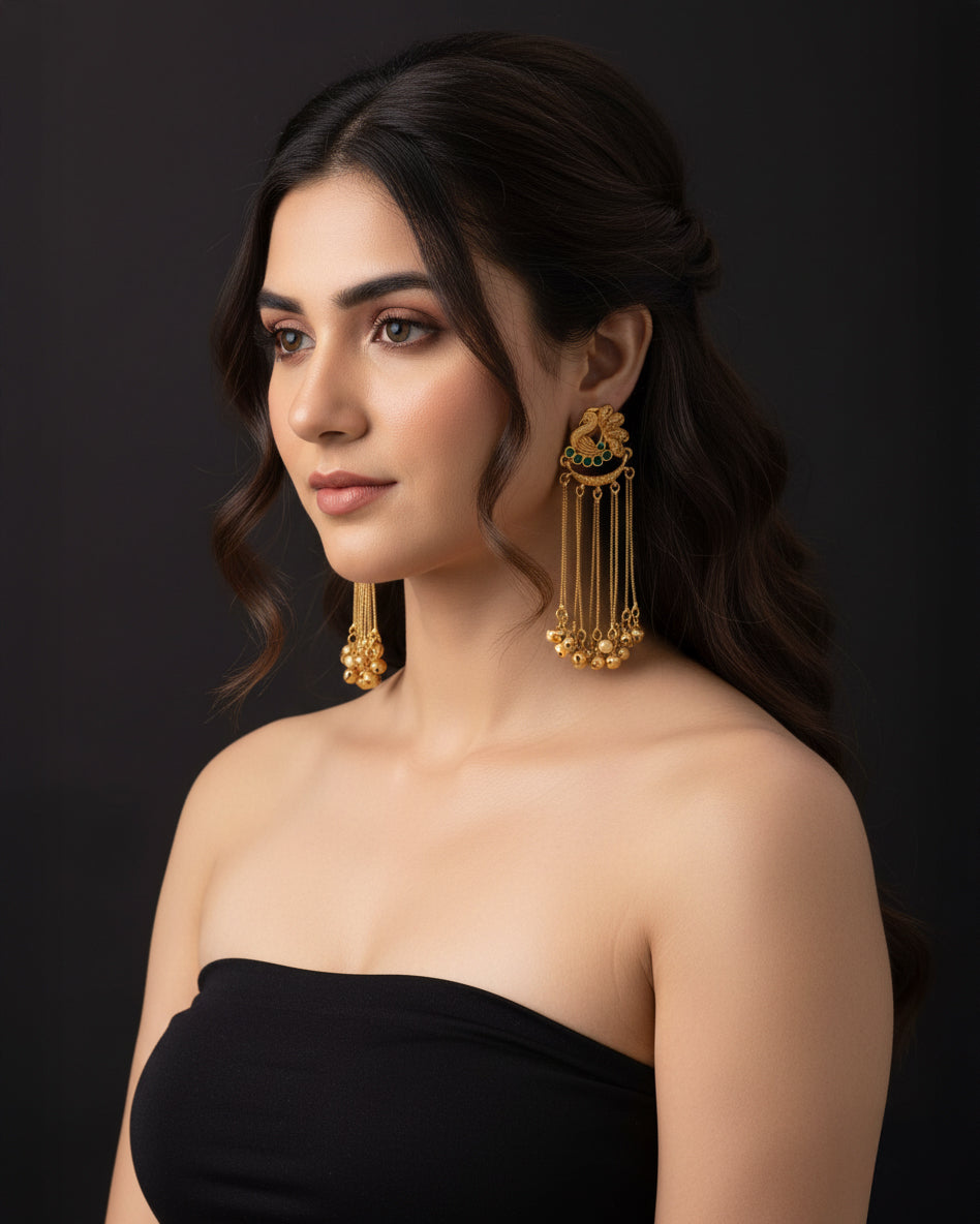 Samra Kashmiri Look Ghunghru Earring