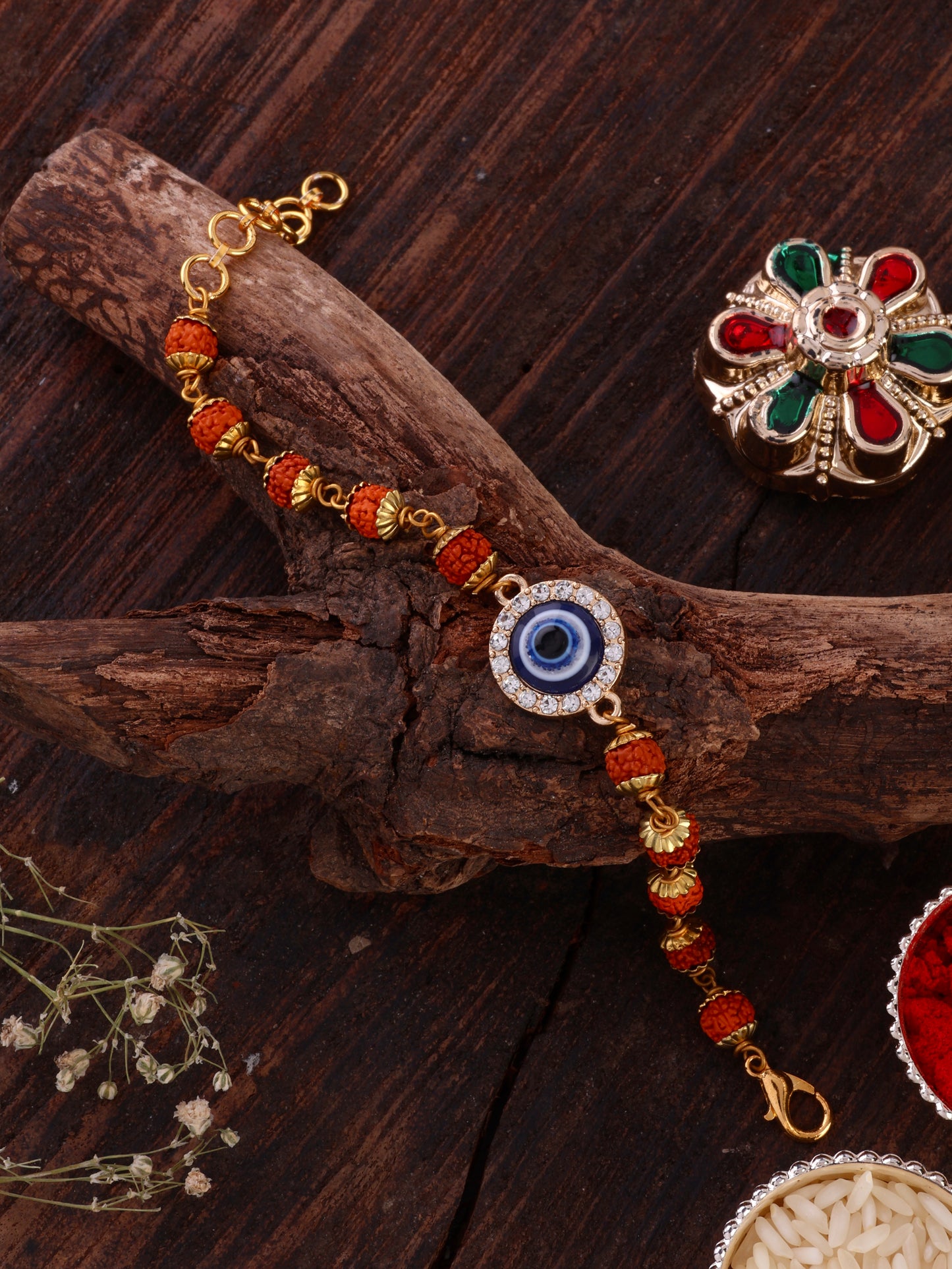 Advit Rudraksh Evil Eye Bracelet