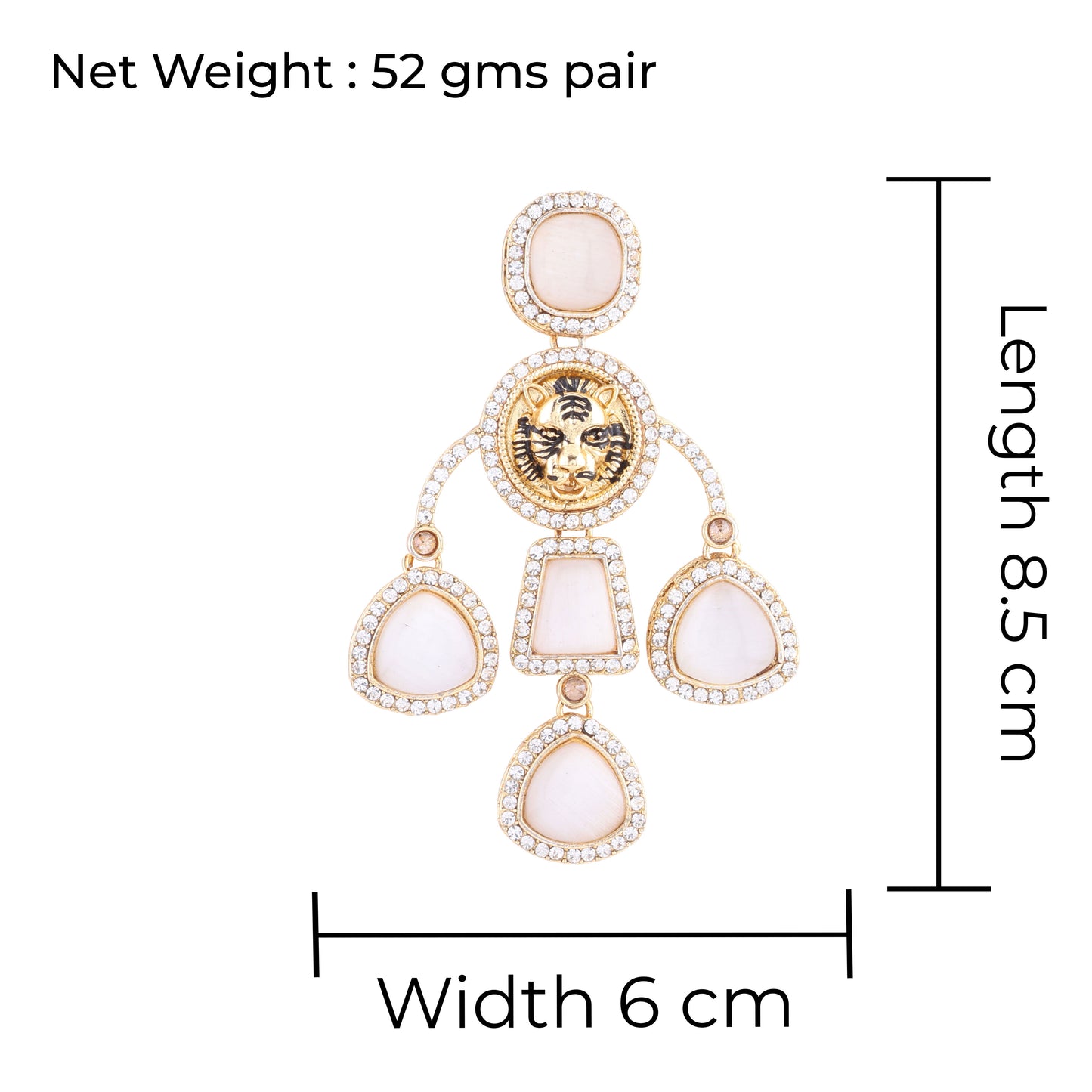 Ivory Sabya Designer Earring