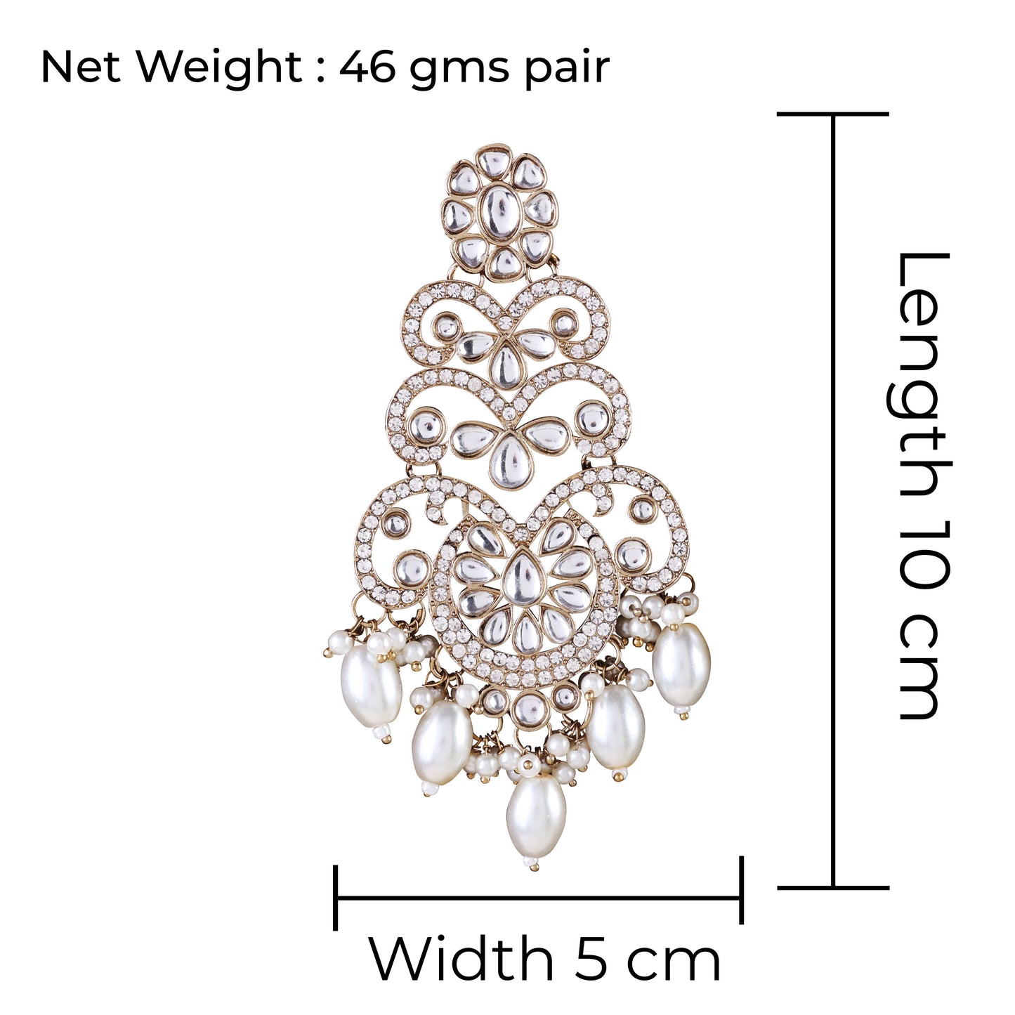 Pearl Zayna Designer Earring