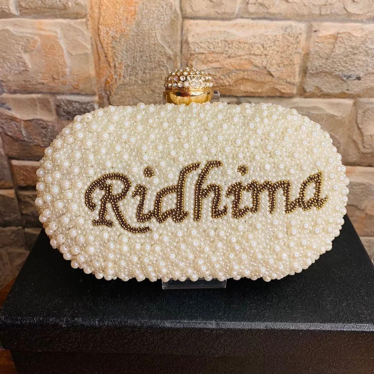 Name Pearl Clutch – Shona's Style - Main Image