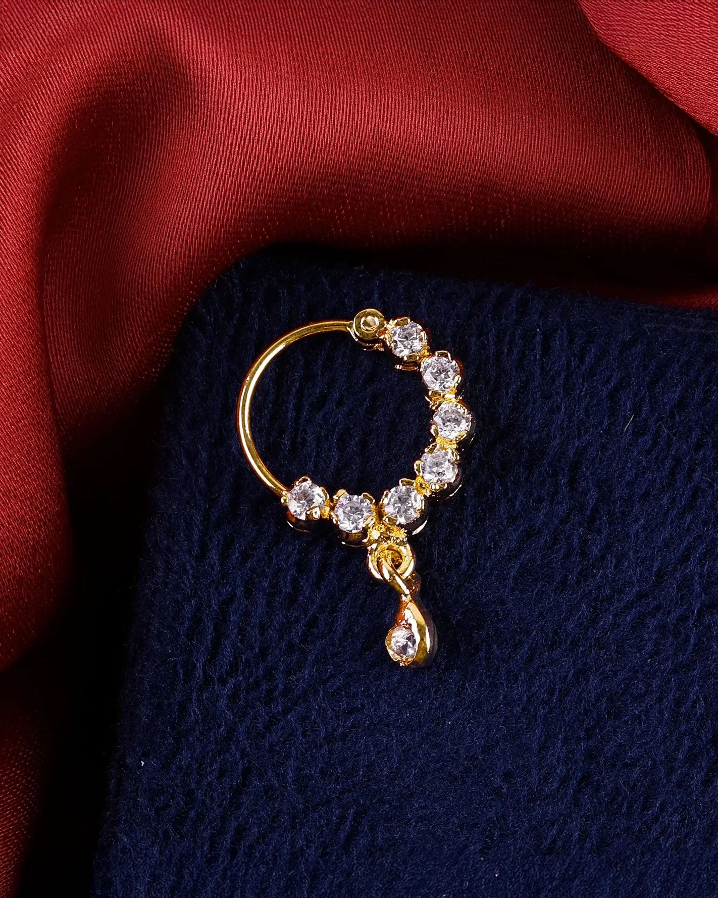 Shubh Nose Ring Indian Nath - Pierced
