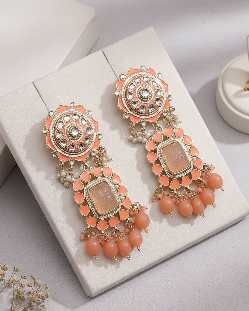 Peach Namisa Earring