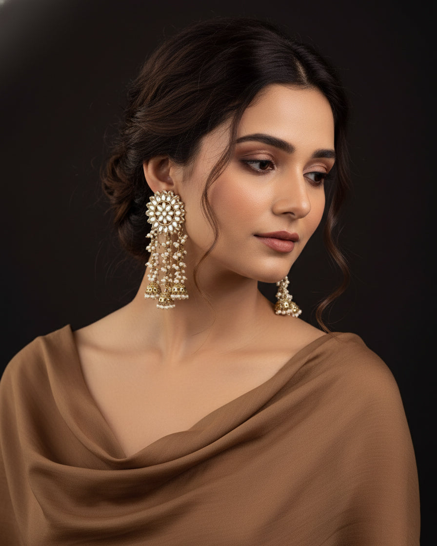 Ishla Designer Jhumki Chandbali