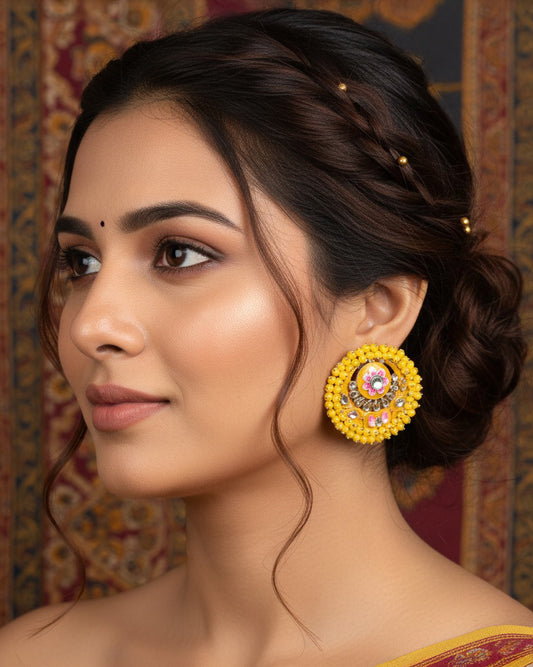 Yellow Ashu Meena Stud