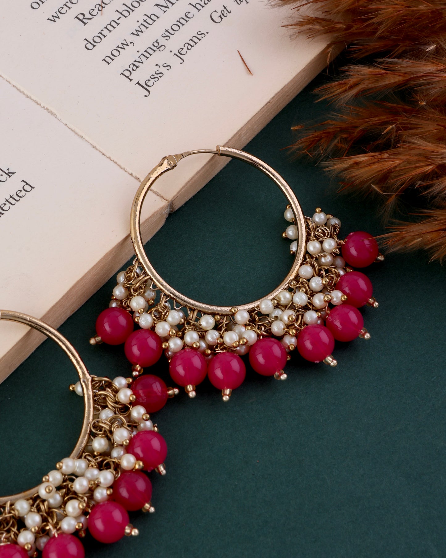 Dark Pink Aamna Bali