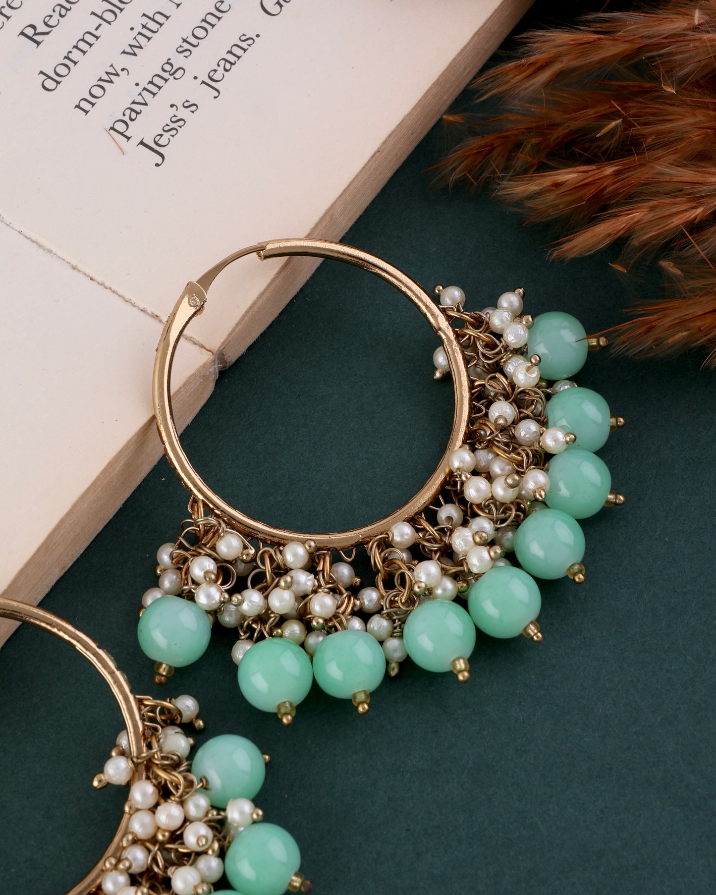 Mint Green Aamna Bali