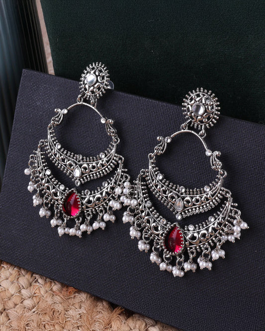 Wine Vahini Boho Earring