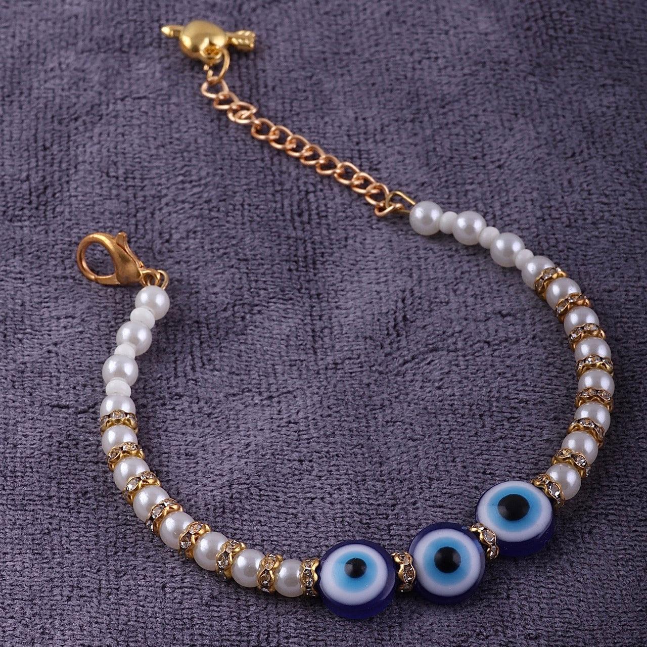 2.0 Evil Eye Pearl Bracelet