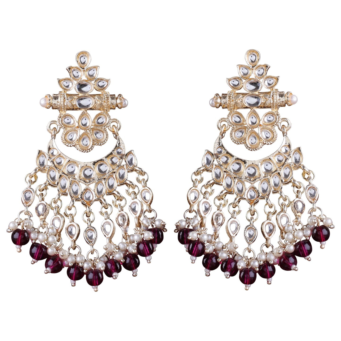 Plum Aadrika Chandbali