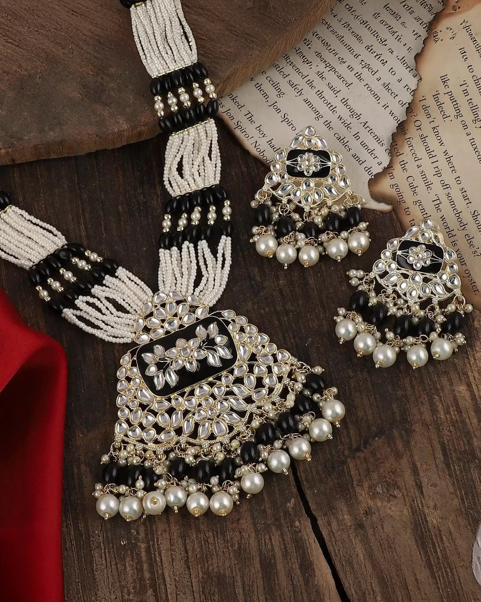 Black Mannat Long Set