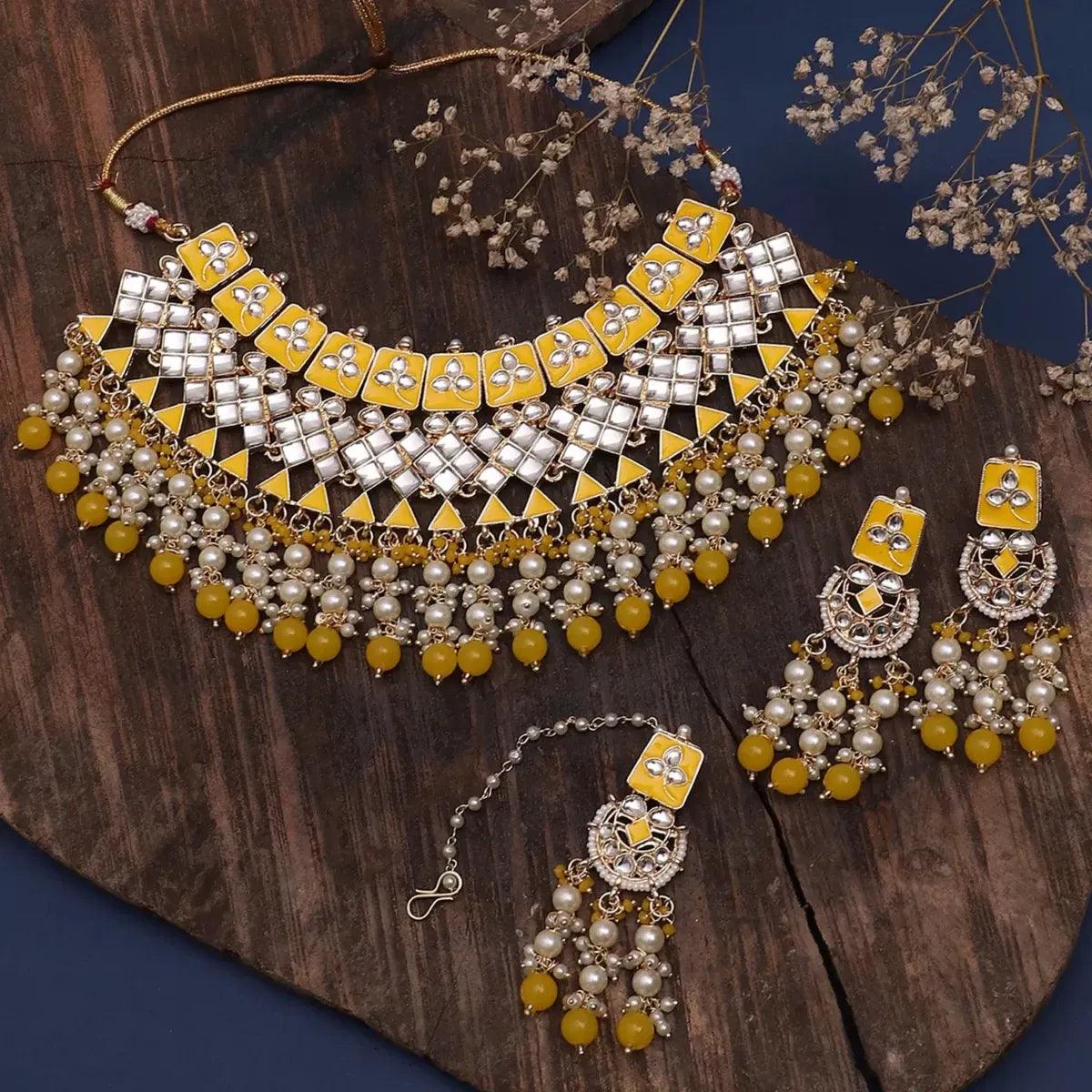 Yellow Anuja Necklace
