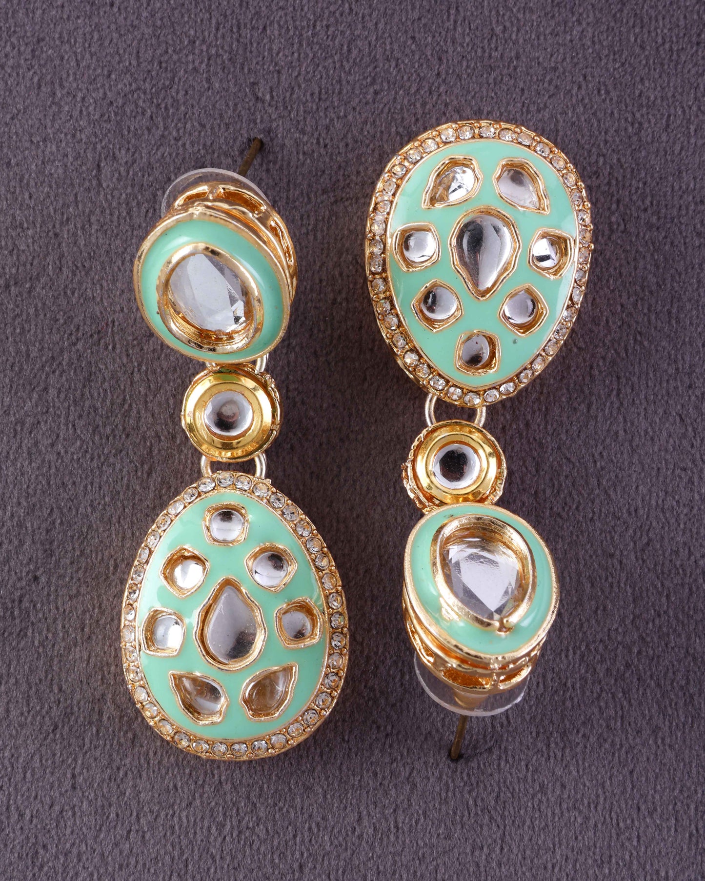 Mint Kuvar Meenakari Earring
