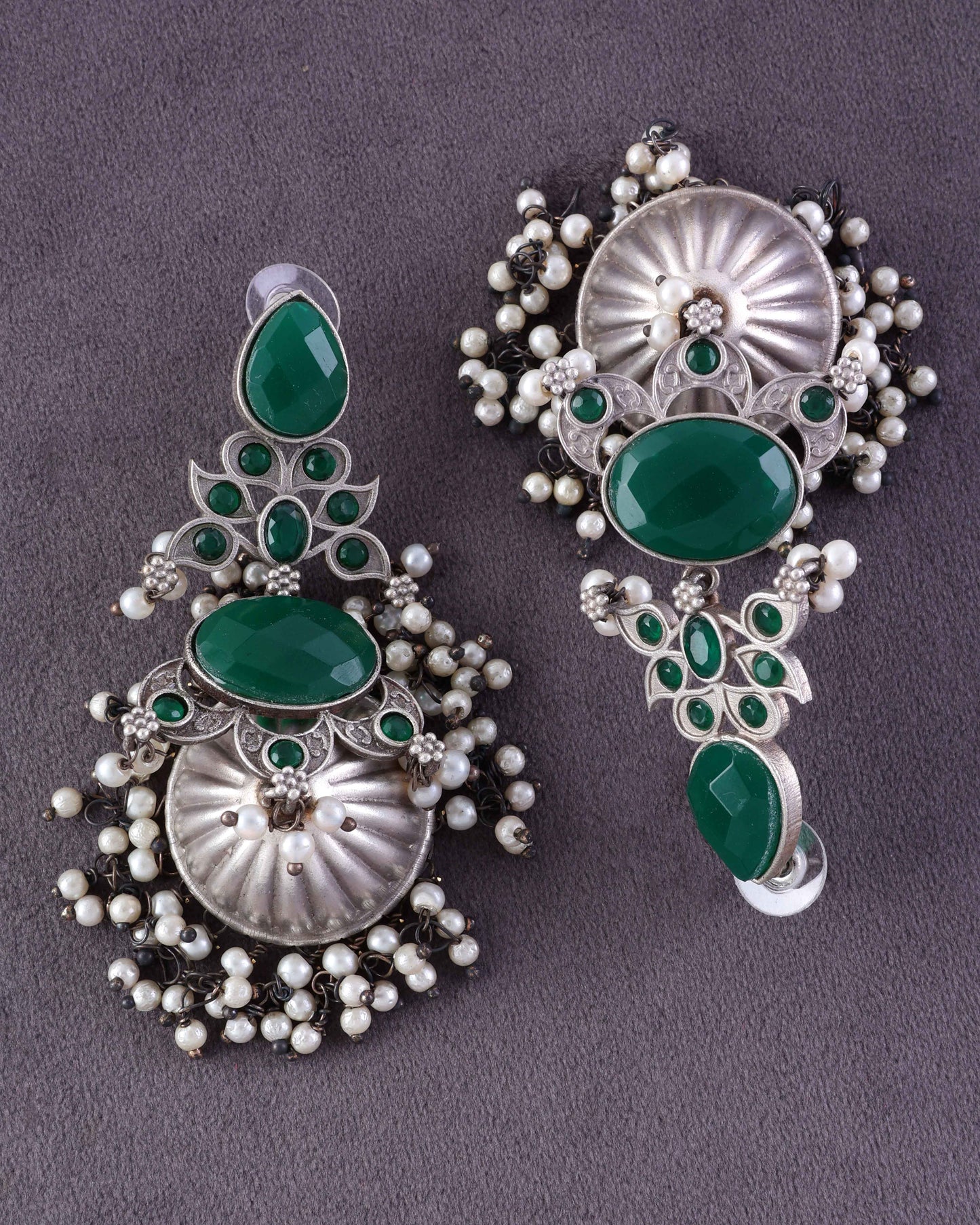 Emerald Gulnoor Jhumki