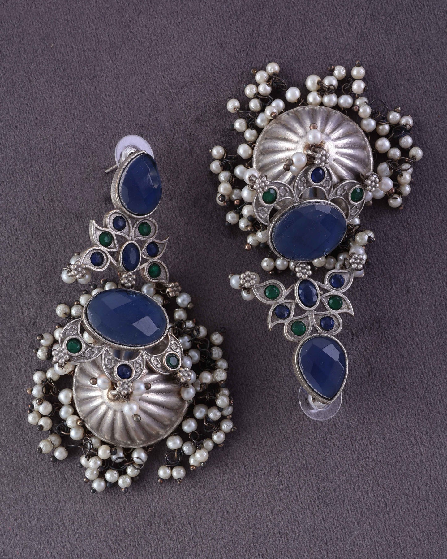 Blue Gulnoor Jhumki