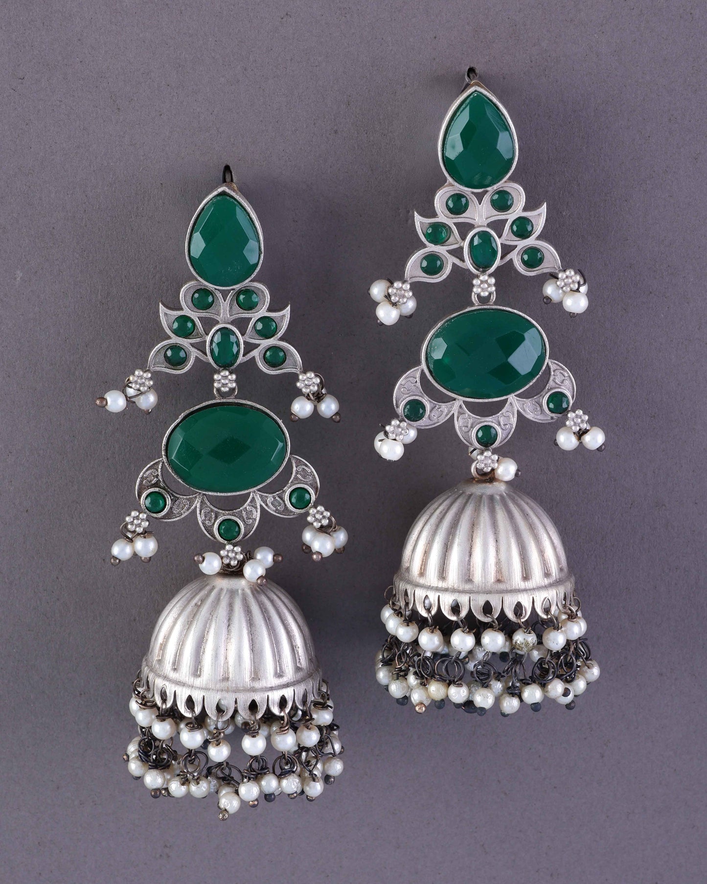 Emerald Gulnoor Jhumki