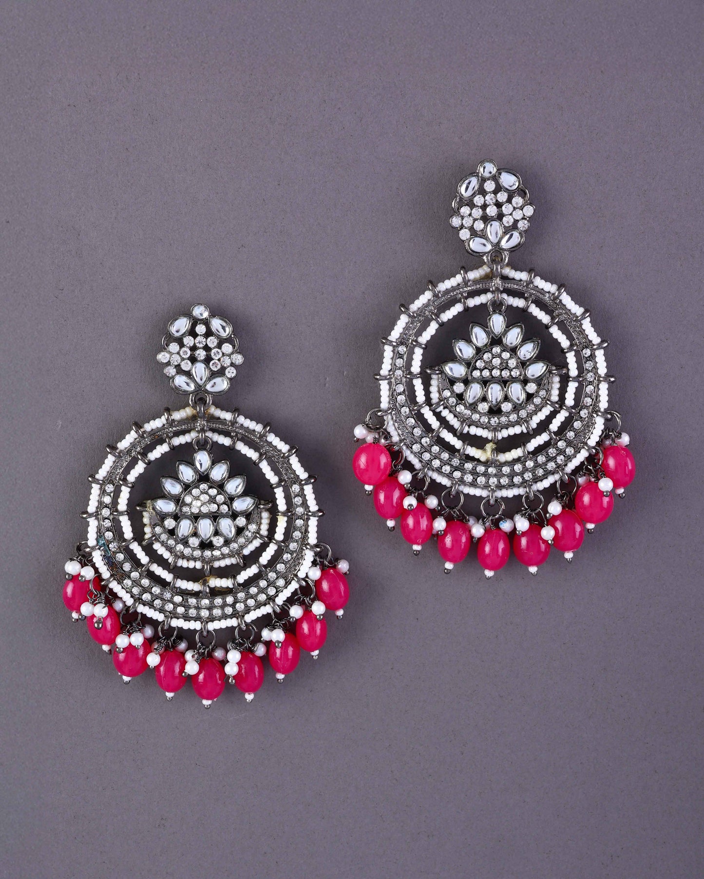 Ruby Myraa Zircone Chandbali